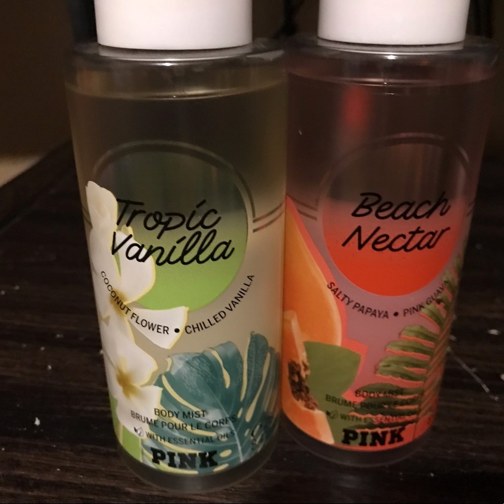 Victoria secert pink sprays